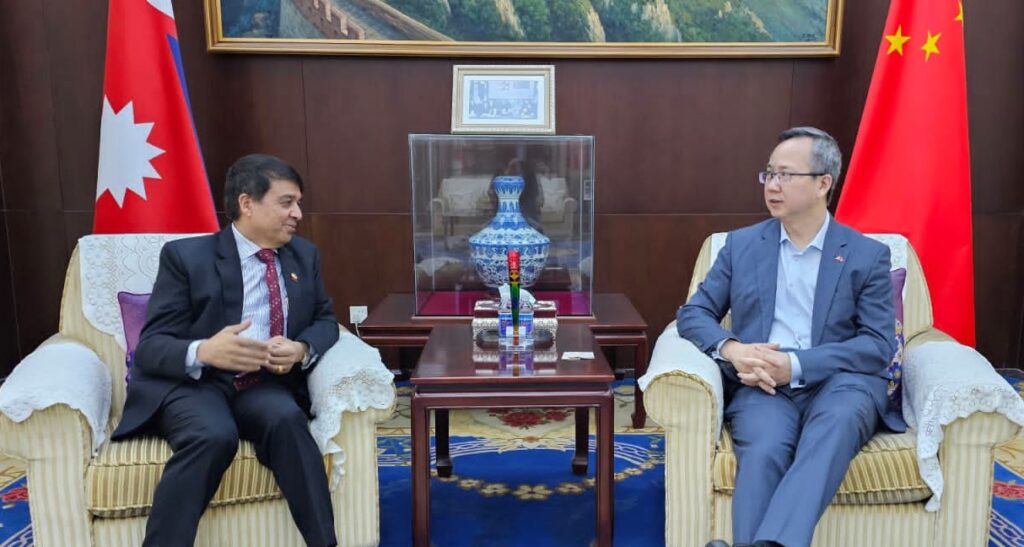 नेपालमा चिनिया बैंकको सम्भावनाबारे महासंघका अध्यक्ष र राजदूतबीच छलफल