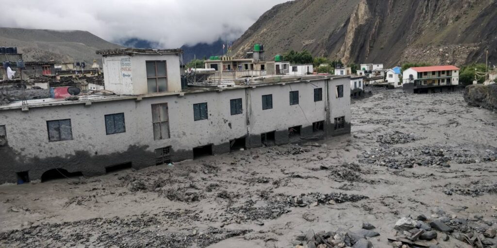 बाढीले क्षति पुर्यानएको कागबेनीको पुनःनिर्माण थालियो