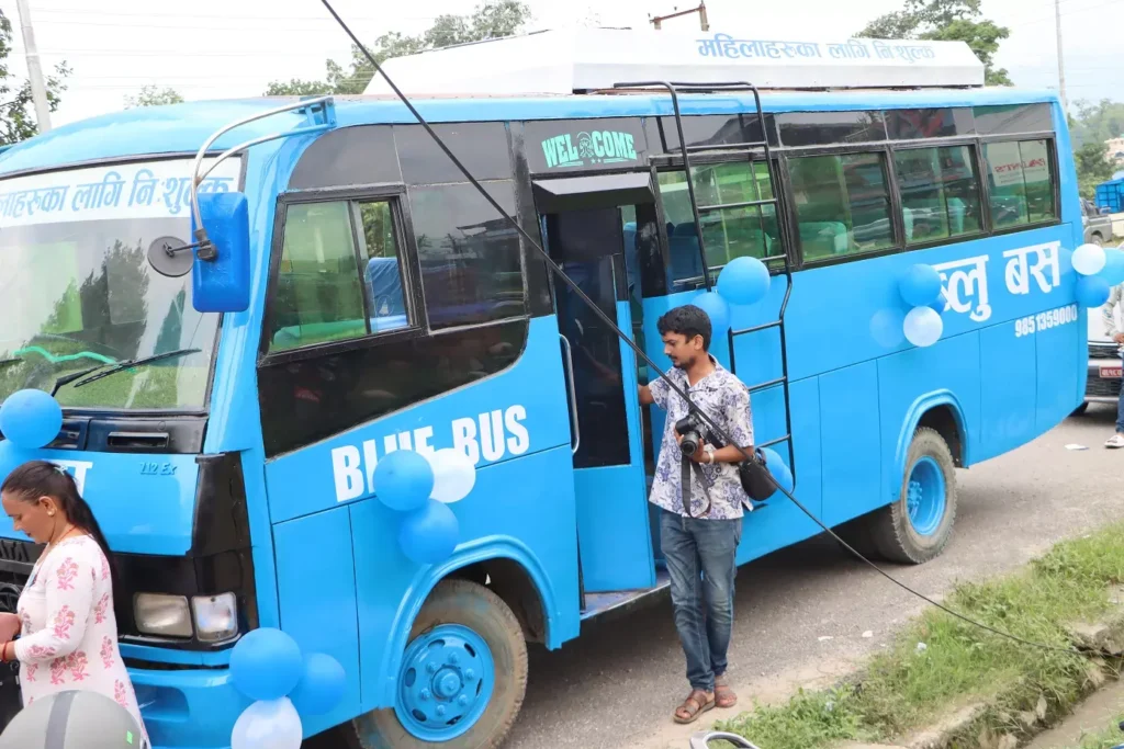 रविको ब्लु बसले पायो नयाँ रुट इजाजत