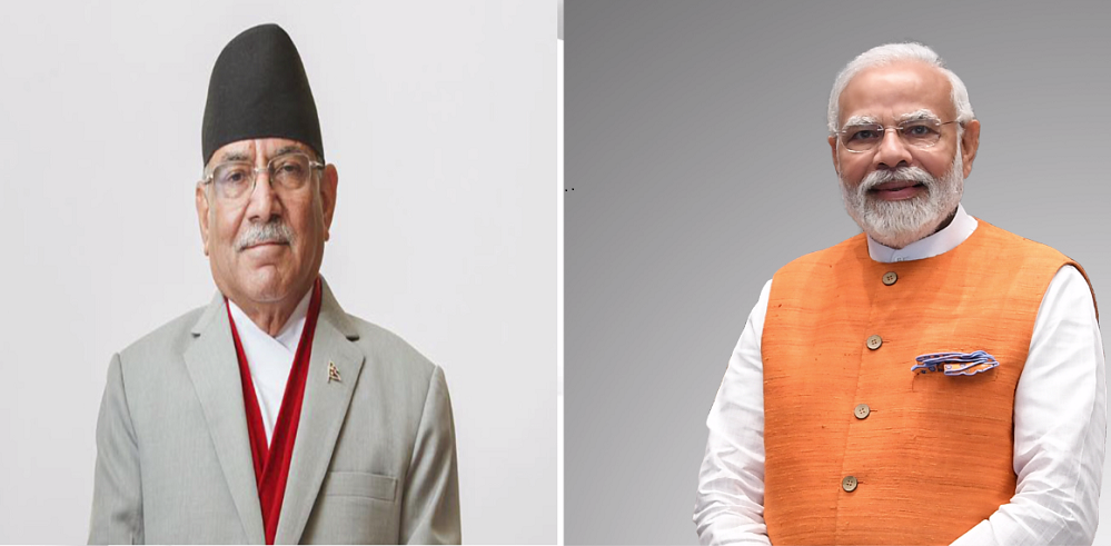 प्रधानमन्त्री दाहाल र भारतीय प्रधानमन्त्री मोदीबीच टेलिफोन वार्ता