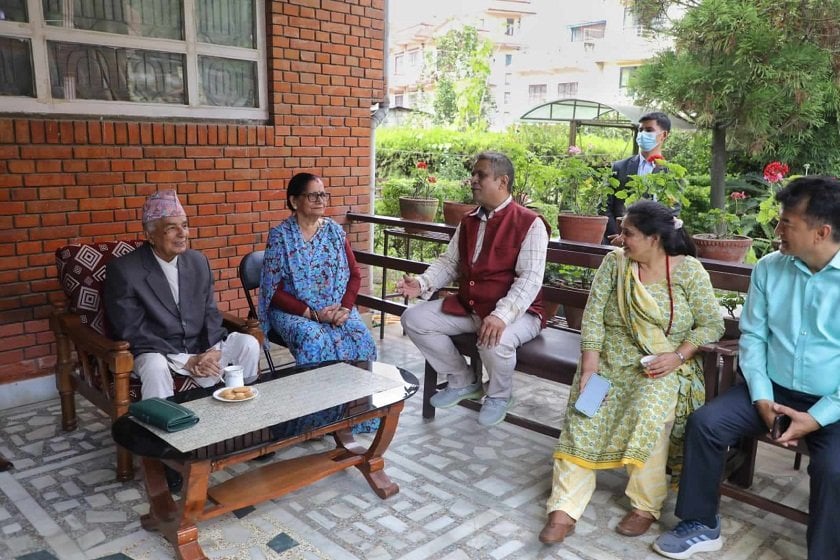निजी निवास पुगे राष्ट्रपति पौडेल