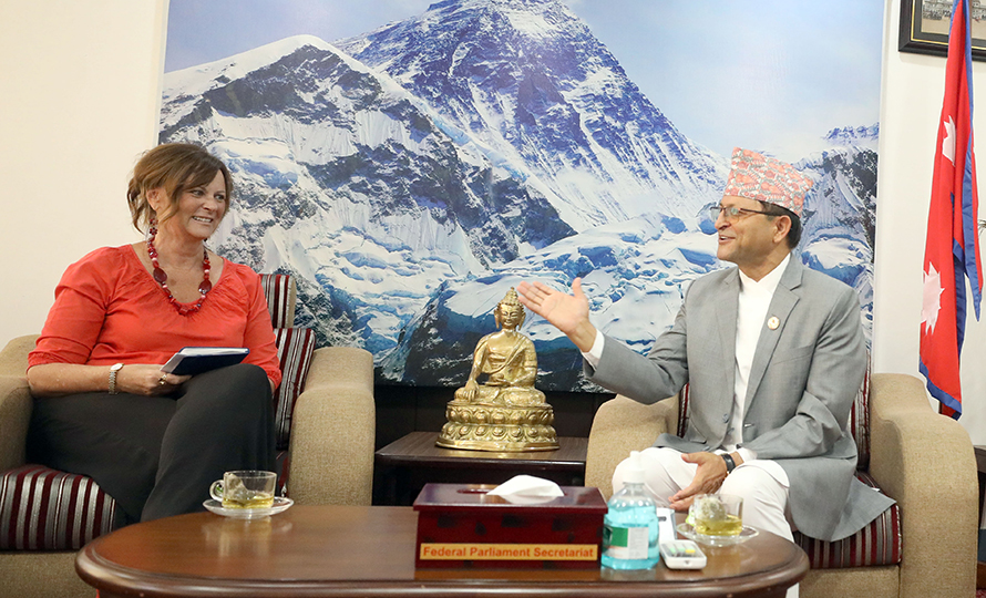 अध्यक्ष तिमिल्सिना र अष्ट्रेलियाका राजदूतबीच भेट
