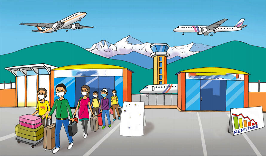 अब नेपाल फर्किंदा अरूको सामान लिएर आए कारबाही
