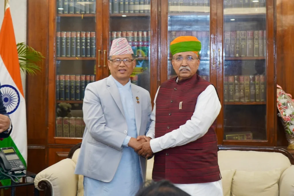 मन्त्री गुरुङ र भारतीय समकक्षीबिच भेटवार्ता
