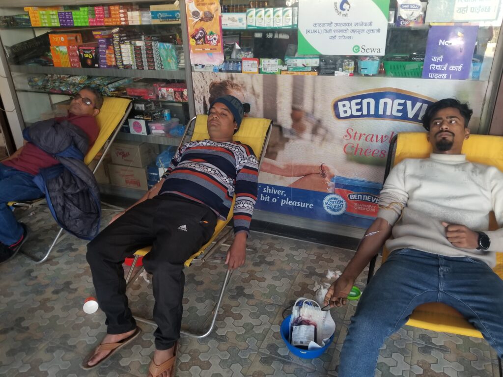 रोज भिलेजमा ५९ जनाद्धारा रक्तदान