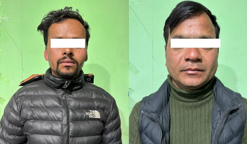 धम्क्याएर ५० लाख रकम माग्ने दुई जना पक्राउ