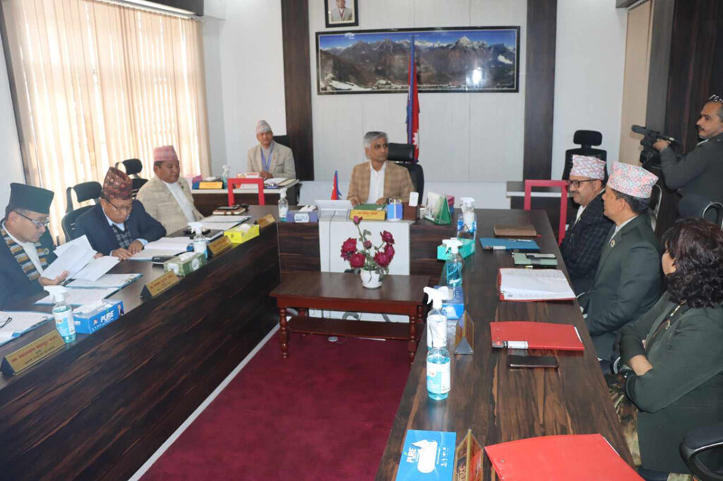 कोसी मन्त्रिपरिषद् बैठकका चार निर्णय 