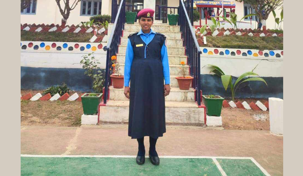गर्भवती प्रहरीलाई छुट्टै पोसाक