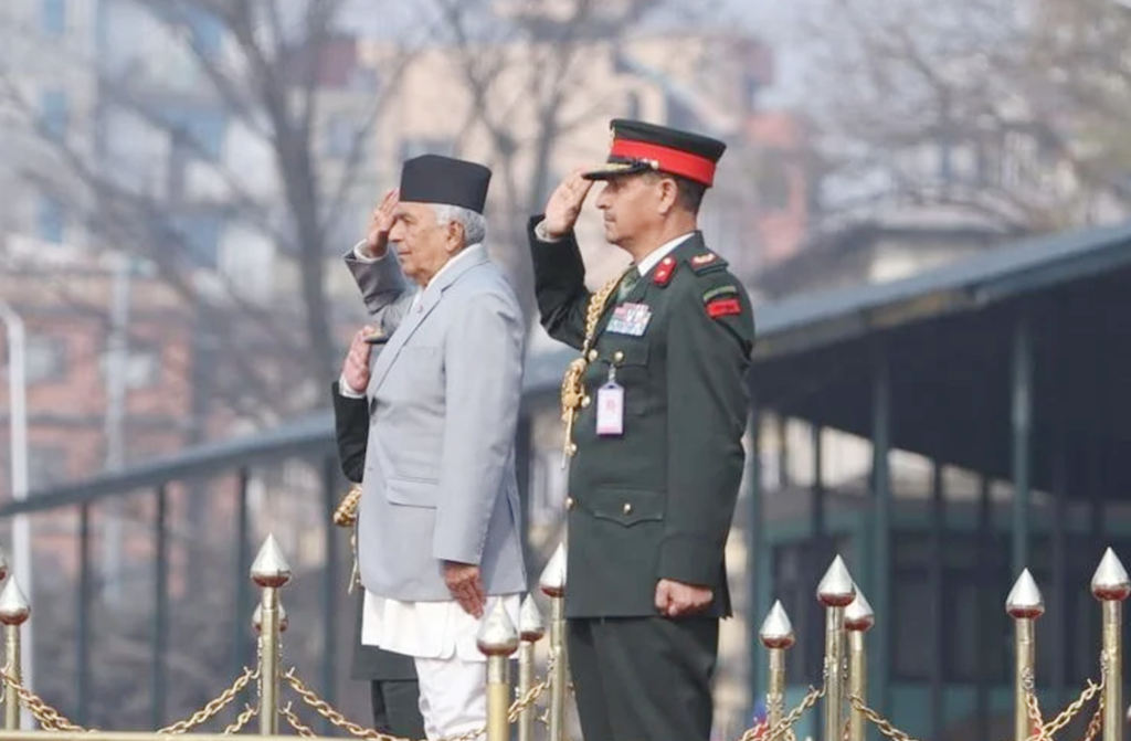 सैनिक मञ्च टुँडिखेलमा राष्ट्रिय प्रजातन्त्र दिवस