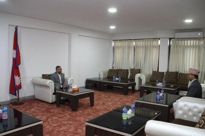 उपराष्ट्रपति यादव र राष्ट्रियसभा अध्यक्षबीच भेटवार्ता