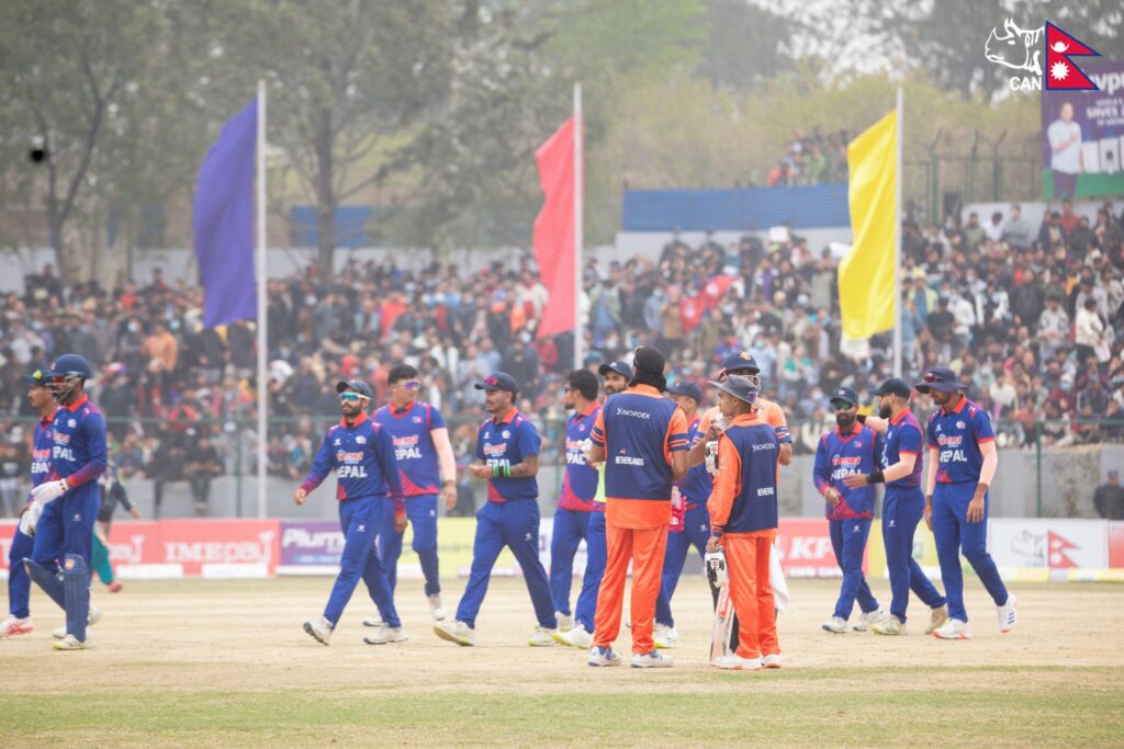 नेदरल्यान्ड्समाथि नेपालको ६ विकेटको शानदार जित