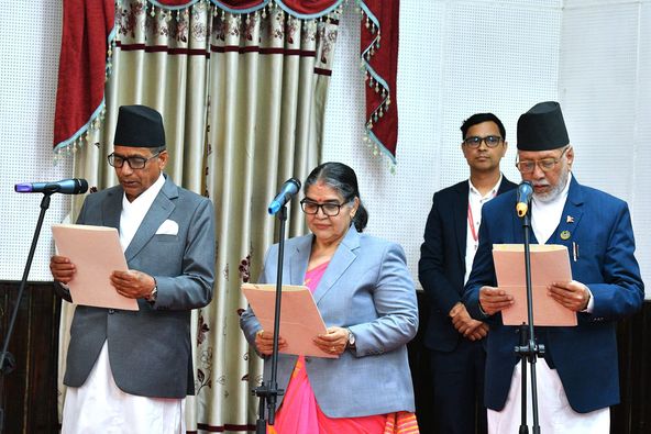 नवनियुक्त तीन प्रदेश प्रमुखले लिए शपथ