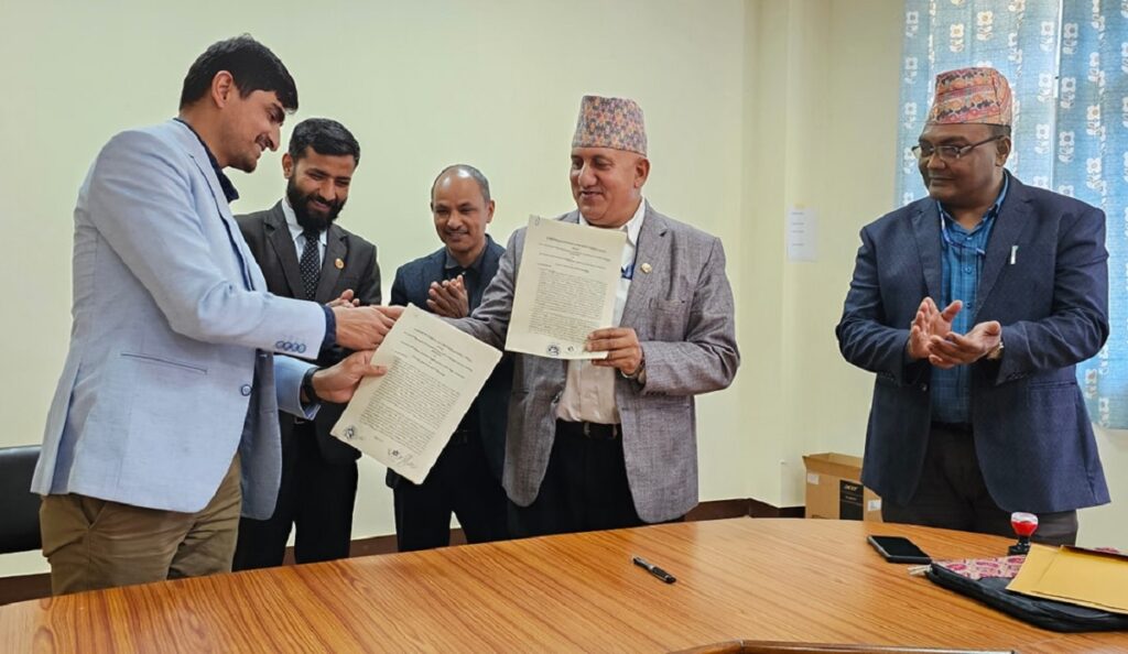त्रिभुवन विश्वविद्यालय र सेजनबीच सहकार्यसम्बन्धी सम्झौता