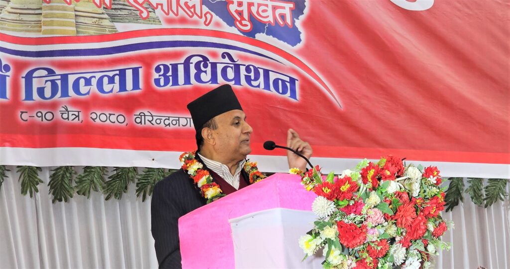 अब कर्णाली सरकारको नेतृत्व एमालेले लिन्छ : शंकर पोखरेल