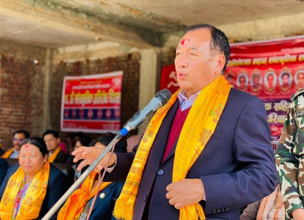 परिवर्तित राजनीतिक उपलब्धि जोगाउन सबै क्रान्तिकारीहरु एकढिक्का हुने बेला आयो : मन्त्री तामाङ