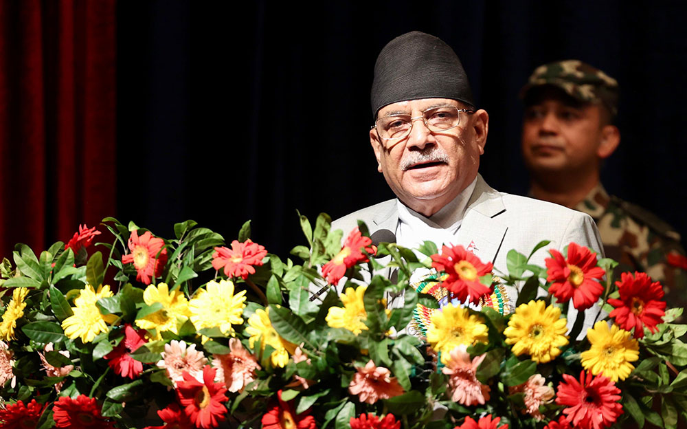 सगरमाथा नेपालको विशिष्ट पहिचान र सौन्दर्य हो  : प्रधानमन्त्री प्रचण्ड