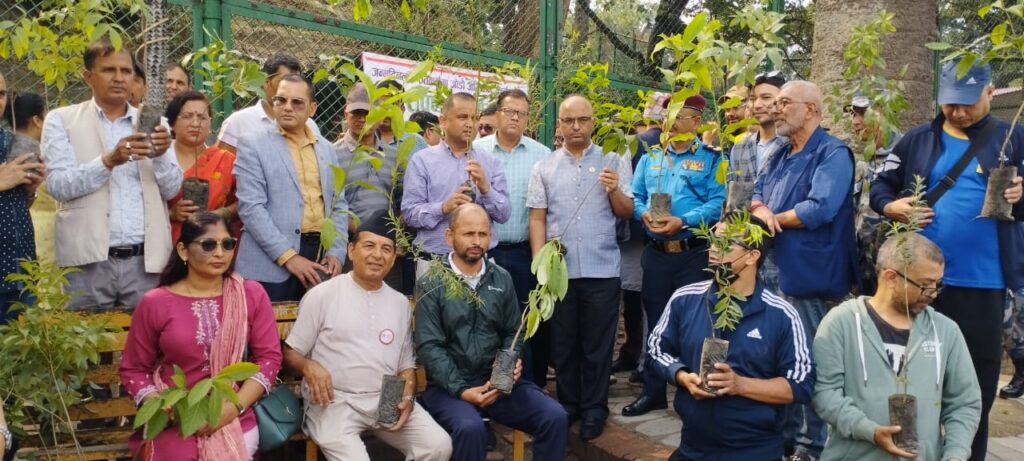 पशुपति मन्दिर परिषर मृगस्थलीमा बृक्षारोपण