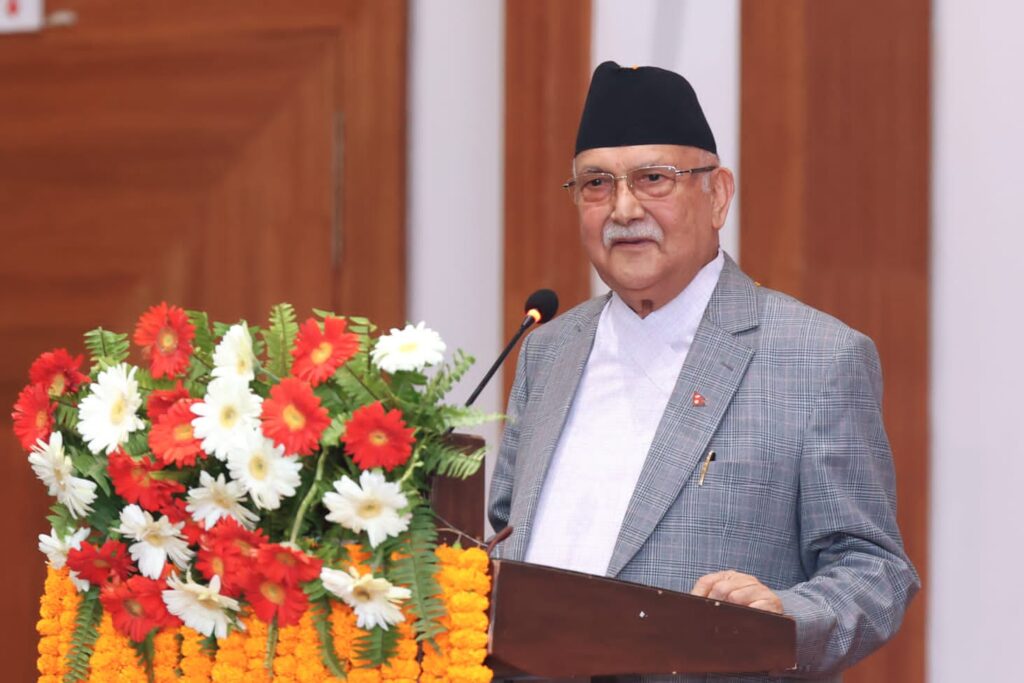 छिमेकी मुलुुकसँगका समस्याबारे खुलस्त संवाद गरेर समाधान गर्न सकिन्छ : प्रधानमन्त्री ओली