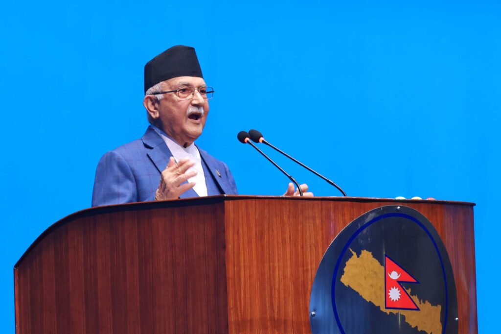 यस्तो छ प्रधानमन्त्री ओलीले संसद्‌मा गरेको सम्बोधन (पूर्णपाठ)