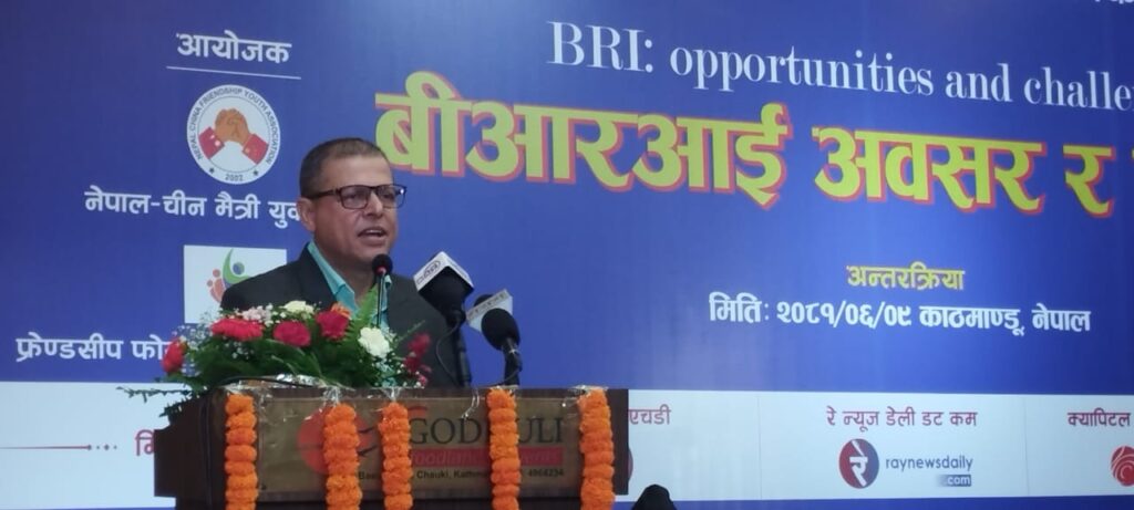 बीआरआईलाई नेपालको हितमा उपयोग गर्न सक्नुपर्छ-उपाध्यक्ष खतिवडा