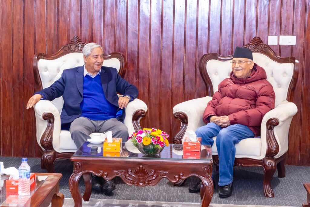 सत्तापक्षीय दलकाे बैठक बालुवाटारमा बस्ने