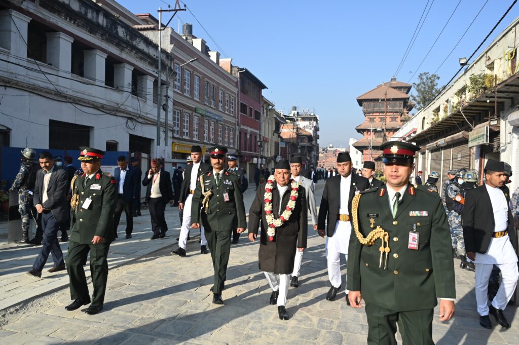 राष्ट्रपति र प्रधानमन्त्रीद्वारा वसन्त श्रवण (फोटोफिचर)