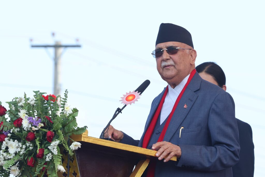 सबै प्रकारको प्रतिगमनका कुचेष्टा रोक्ने अभियानको अग्रभागमा एमाले रहन्छ : प्रधानमन्त्री ओली