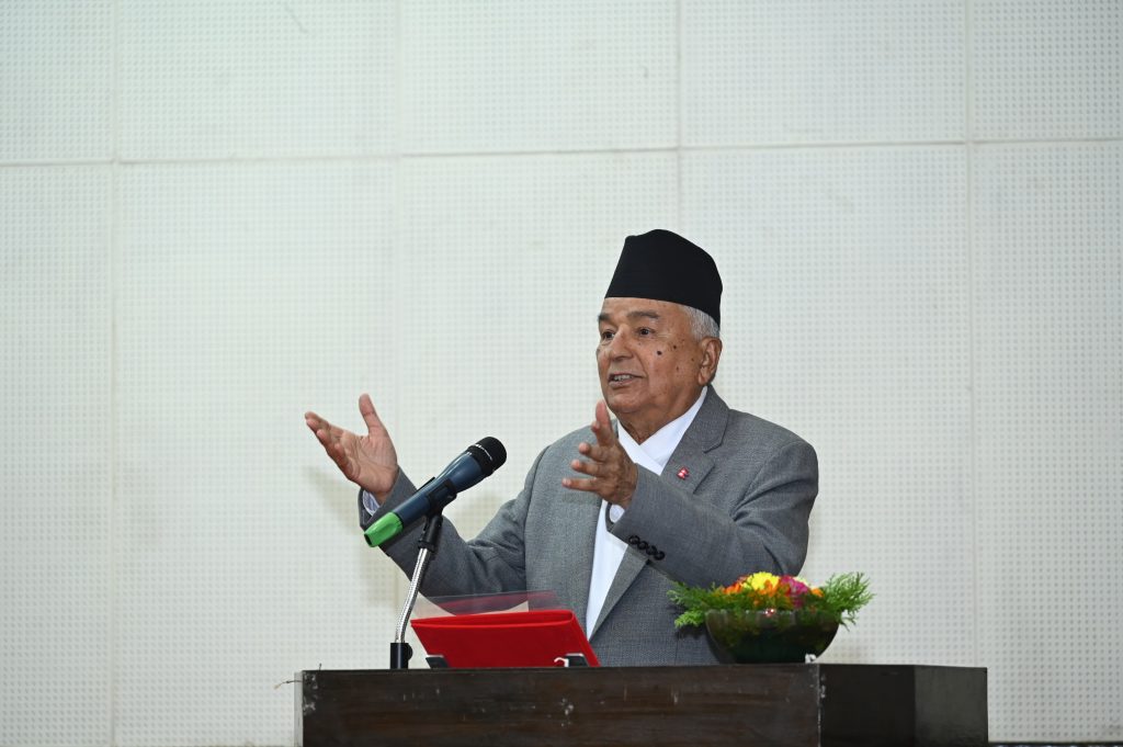 निराश हुन ज़रूरी छैन, हामी निराशलाई आशामा बदल्न कटिबद्ध छौ : राष्ट्रपनि पौडेल