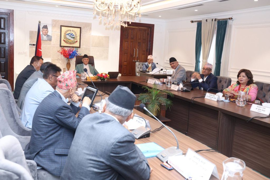 प्रधानमन्त्री र मन्त्रीहरुबीच आज कार्यसम्पादन सम्झौता हुँदै