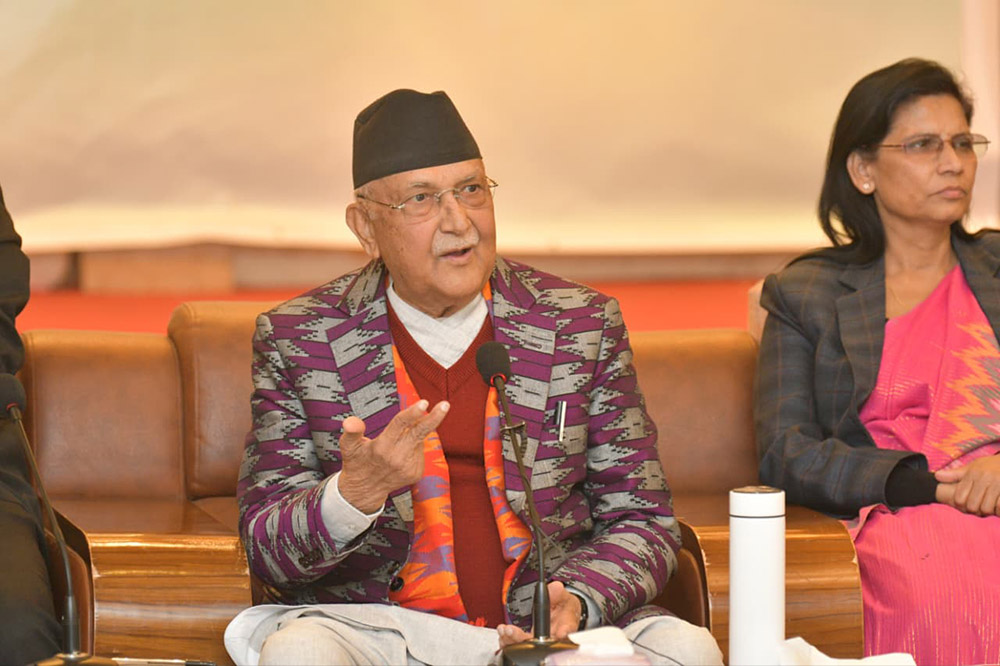 देउवासँग गरेको भेटको नतिजा छिट्टै निस्कन्छ : अध्यक्ष ओली