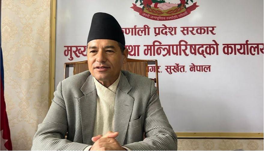 कर्णालीका मुख्यमन्त्री शाहीले आज विश्वासको मत लिँदै